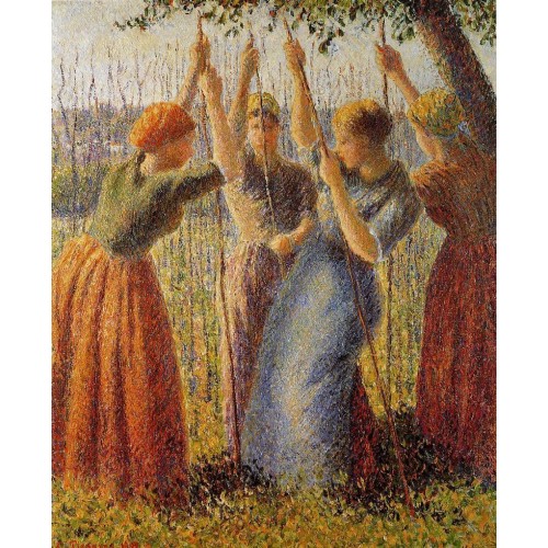 Peasants Planting Pea Sticks