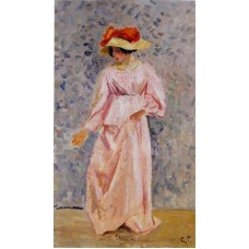 Portrait of Jeanne in a Pink Robe