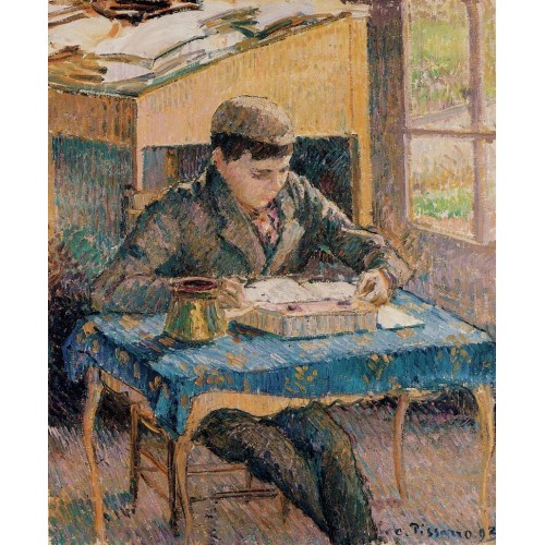 Portrait of Rodo Pissarro Reading (the Artist's Son) 1