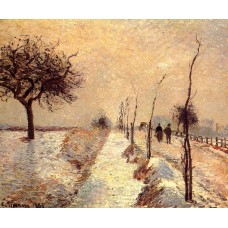 Road at Eragny Winter