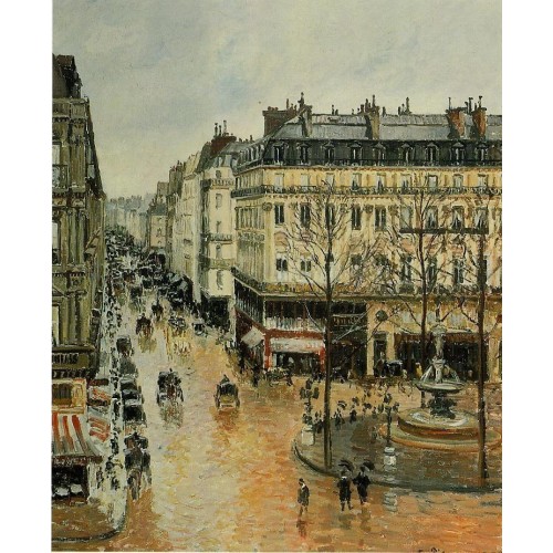 Rue Saint Honore Afternoon Rain Effect