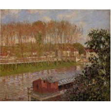 Setting Sun at Moret