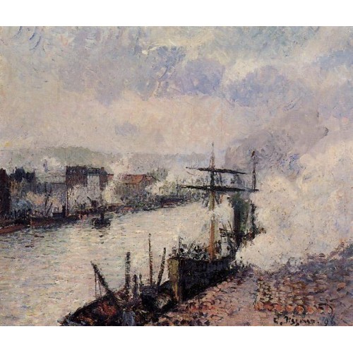 Steamboats in the Port of Rouen