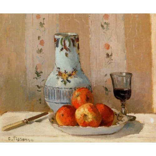 Still Life with Apples and Pitcher