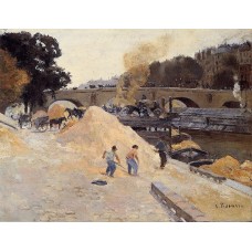 The Banks of the Seine in Paris Pont Marie Quai d'Anjou