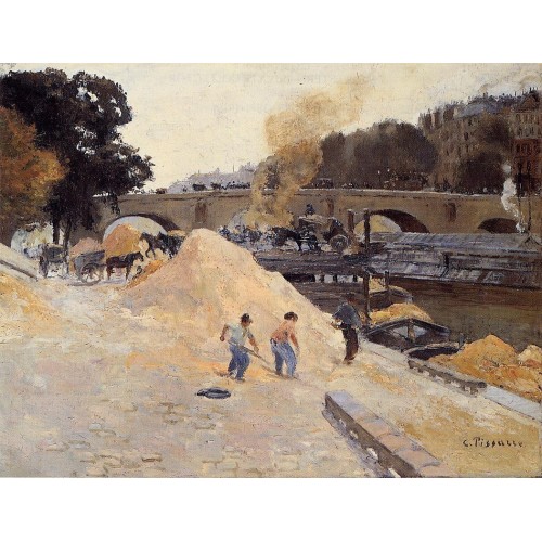 The Banks of the Seine in Paris Pont Marie Quai d'Anjou