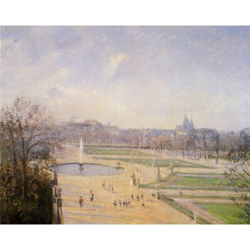 The Bassin des Tuileries Afternoon Sun