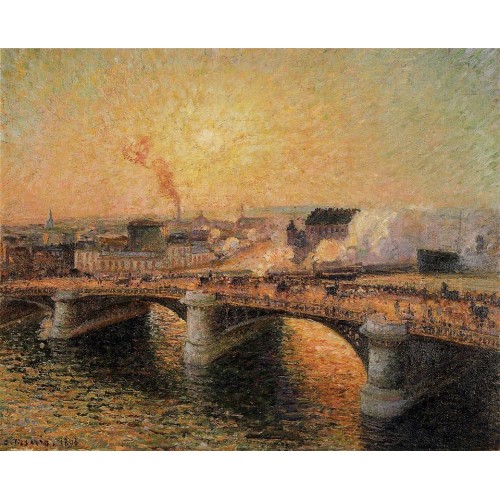 The Boieldieu Bridge Rouen Sunset