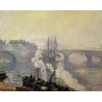 The Corneille Bridge Rouen Morning Mist