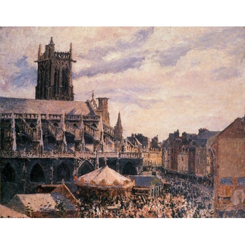 The Fair by the Church of Saint Jacques Dieppe