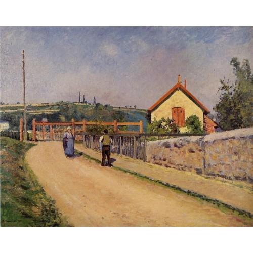 The Railroad Crossing at Les Patis