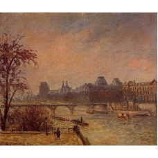 The Seine and the Louvre Paris