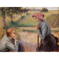 Two Peasant Woman Chatting