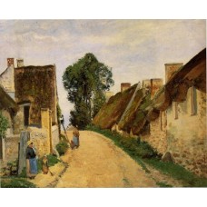 Village Street Auvers sur Oise