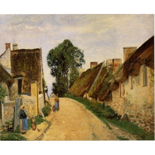 Village Street Auvers sur Oise