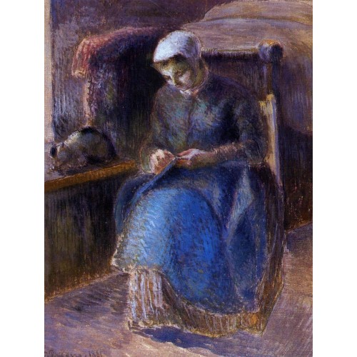 Woman Sewing