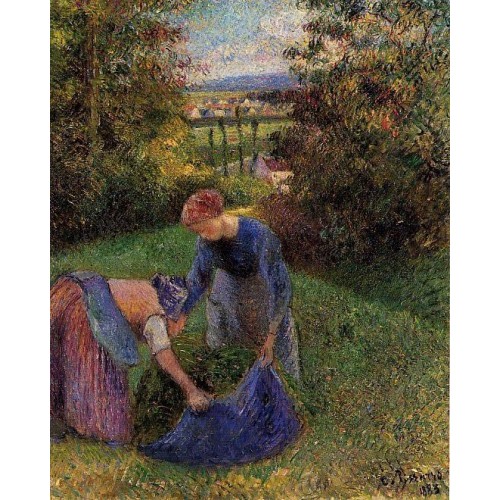 Women Gathering Grass