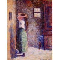 Young Peasant at Her Toilette