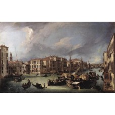 The Grand Canal with the Rialto Bridge in the Background