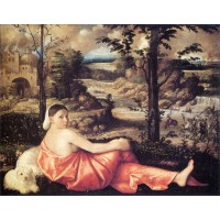 Reclining Woman in a Landscape