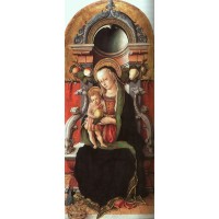 Madonna and Child Enthroned with a Donor