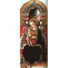 Madonna and Child Enthroned with a Donor