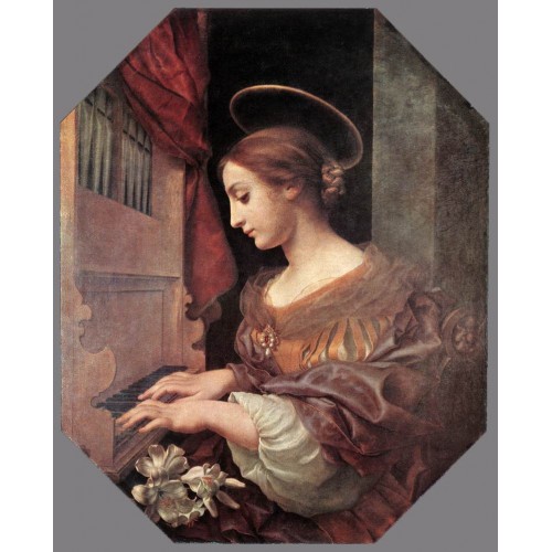 St Cecilia at the Organ