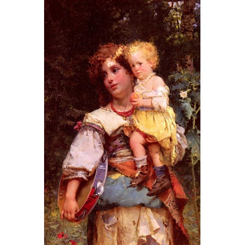 Gypsy Woman and Child
