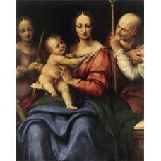 Holy Family with St Catherine