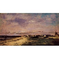 French Coastal Scene