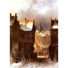 A Dutch Town in Winter
