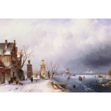 A Sunlit Winter Landscape