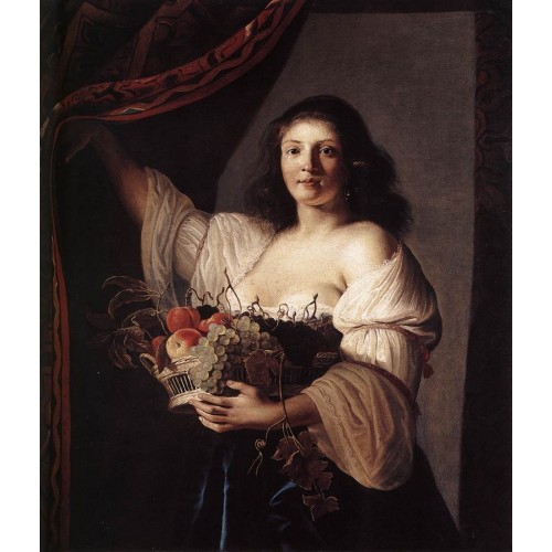 Woman with a Basket of Fruit