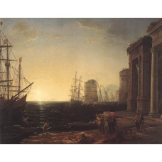 Harbour Scene at Sunset