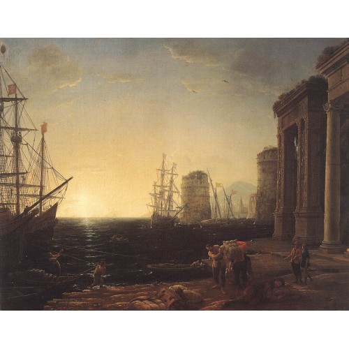 Harbour Scene at Sunset