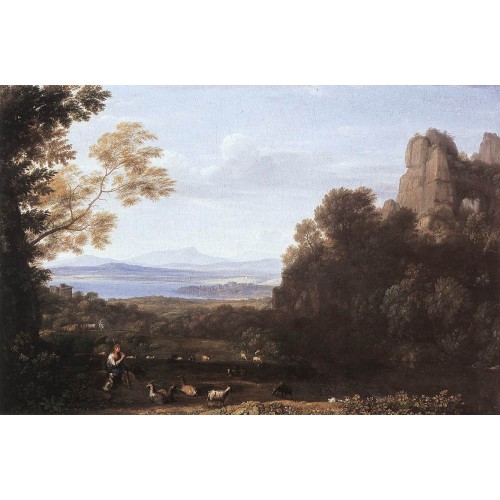 Landscape with Apollo and Mercury