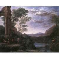 Landscape with Ascanius Shooting the Stag of Sylvia