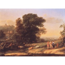 Landscape with Cephalus and Procris Reunited by Diana