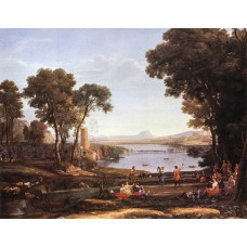 Landscape with Dancing Figures