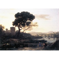 Landscape with Shepherds The Pont Molle