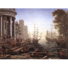 Port Scene with the Embarkation of St Ursula