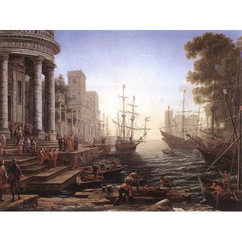 Port Scene with the Embarkation of St Ursula