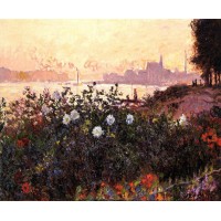 Argenteuil Flowers by the Riverbank