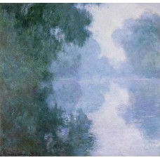 Arm of the Seine near Giverny in the Fog