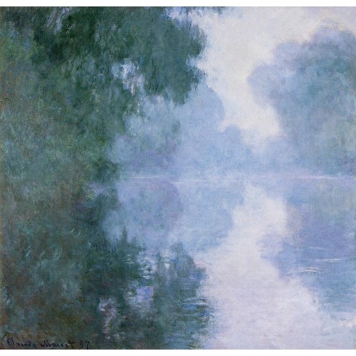 Arm of the Seine near Giverny in the Fog