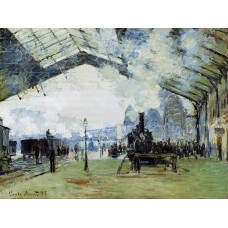 Arrival of the Normandy Train Gare Saint Lazare