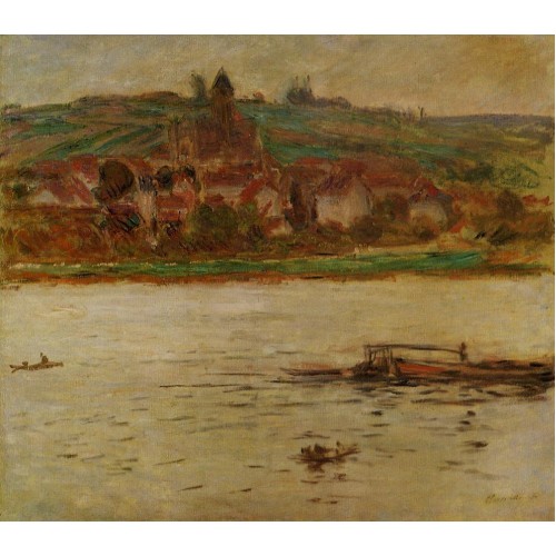 Barge on the Seine at Vertheuil