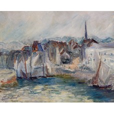 Boats in the port of honfleur 1