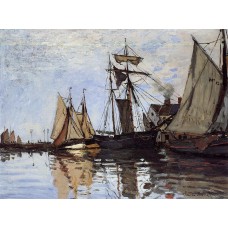 Boats in the Port of Honfleur