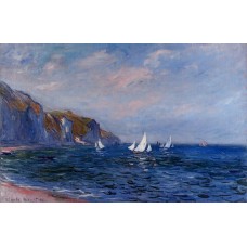 Cliffs and Sailboats at Pourville